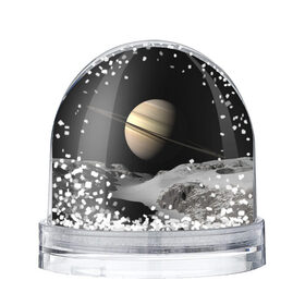 Снежный шар с принтом Saturn в Кировске, Пластик | Изображение внутри шара печатается на глянцевой фотобумаге с двух сторон | cosmos | saturn | space | космос | пространство | сатурн