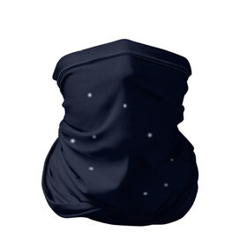 Бандана-труба 3D с принтом Ночное небо в Кировске, 100% полиэстер, ткань с особыми свойствами — Activecool | плотность 150‒180 г/м2; хорошо тянется, но сохраняет форму | звёзды | мерцание | небо | ночь | синий | сияние | тёмный | чёрный