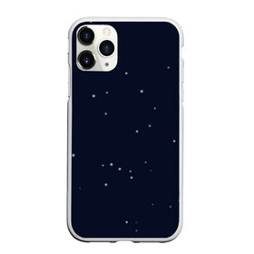 Чехол для iPhone 11 Pro Max матовый с принтом Ночное небо в Кировске, Силикон |  | Тематика изображения на принте: звёзды | мерцание | небо | ночь | синий | сияние | тёмный | чёрный