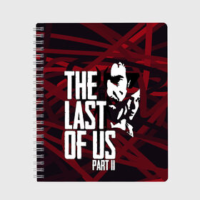 Тетрадь с принтом The last of us в Кировске, 100% бумага | 48 листов, плотность листов — 60 г/м2, плотность картонной обложки — 250 г/м2. Листы скреплены сбоку удобной пружинной спиралью. Уголки страниц и обложки скругленные. Цвет линий — светло-серый
 | cicadas | fireflies | naughty dog | the last of us | the last of us part 2 | джоэл | последние из нас | цикады | элли