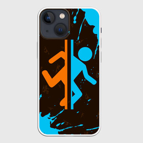 Чехол для iPhone 13 mini с принтом PORTAL   ПОРТАЛ в Кировске,  |  | game | games | half | half life | halflife | life | logo | portal | portal 2 | portal2 | valve | игра | игры | лайф | лого | логотип | логотипы | портал | портал 2 | портал2 | символ | символы | халф | халф лайф | халфлайф