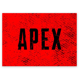Поздравительная открытка с принтом APEX LEGENDS / АПЕКС ЛЕГЕНД в Кировске, 100% бумага | плотность бумаги 280 г/м2, матовая, на обратной стороне линовка и место для марки
 | apex | game | games | legend | legends | logo | апекс | битва | игра | игры | королевская | легенд | легендс | лого | логотип | логотипы | символ | символы