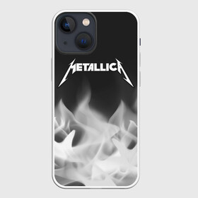 Чехол для iPhone 13 mini с принтом METALLICA   МЕТАЛЛИКА в Кировске,  |  | hetfield | james | logo | metal | metalica | metallica | music | rock | star | джеймс | звезда | знак | ларс | лого | логотип | логотипы | метал | металика | металлика | музыка | рок | символ | символы | ульрих | хэтфилд