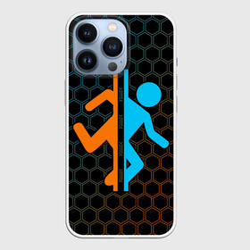 Чехол для iPhone 13 Pro с принтом PORTAL   ПОРТАЛ в Кировске,  |  | game | games | half | half life | halflife | life | logo | portal | portal 2 | portal2 | valve | игра | игры | лайф | лого | логотип | логотипы | портал | портал 2 | портал2 | символ | символы | халф | халф лайф | халфлайф