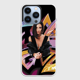 Чехол для iPhone 13 Pro с принтом Supergirl в Кировске,  |  | Тематика изображения на принте: breast | celebrity | color | eyes | face | girl | graffiti | hairstyle | hands | lips | paint | shoulders | star | глаза | граффити | грудь | губы | девушка | звезда | знаменитость | краска | лицо | плечи | причёска | руки | цвет