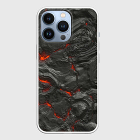Чехол для iPhone 13 Pro с принтом Застывшая лава в Кировске,  |  | абстрактные | абстрактный | абстракция | вилканический | вулкан | вулканические | камень | лава | магма | обсидиан | обсидиановый | огонь