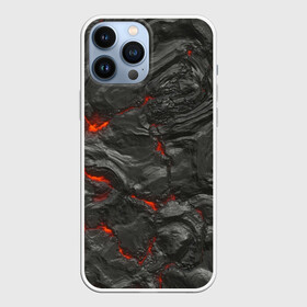 Чехол для iPhone 13 Pro Max с принтом Застывшая лава в Кировске,  |  | Тематика изображения на принте: абстрактные | абстрактный | абстракция | вилканический | вулкан | вулканические | камень | лава | магма | обсидиан | обсидиановый | огонь