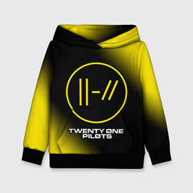 Детская толстовка 3D с принтом TWENTY ONE PILOTS / 21 PILOTS в Кировске, 100% полиэстер | двухслойный капюшон со шнурком для регулировки, мягкие манжеты на рукавах и по низу толстовки, спереди карман-кенгуру с мягким внутренним слоем | logo | music | one | pilots | rock | symbol | top | twenty | twentyonepilots | ван | группа | лого | логотип | логотипы | музыка | пилотс | рок | символ | символы | твенти | топ