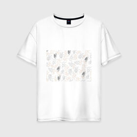 Женская футболка хлопок Oversize с принтом Ползучие жучки в Кировске, 100% хлопок | свободный крой, круглый ворот, спущенный рукав, длина до линии бедер
 | букашка | жук | жуки | жучара | жучки