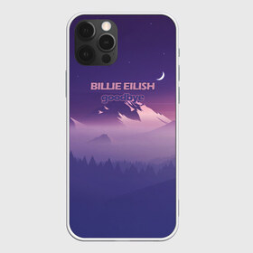 Чехол для iPhone 12 Pro Max с принтом Billie Eilish в Кировске, Силикон |  | billie eilish | горы | лес | минимализм | надпись | ночь | рисунок