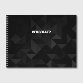 Альбом для рисования с принтом #FREEBAT9 в Кировске, 100% бумага
 | матовая бумага, плотность 200 мг. | Тематика изображения на принте: bat9 | evelone | evelone192 | free | freebat9 | freeevelone | twitch | твитч | твич | фрибат9 | эвелон