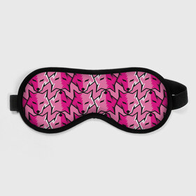 Маска для сна 3D с принтом Pink pattern в Кировске, внешний слой — 100% полиэфир, внутренний слой — 100% хлопок, между ними — поролон |  | ears | eyes | fashion | muzzle | pattern | pink | vanguard | wolf | авангард | волк | глаза | мода | розовый | узор | уши