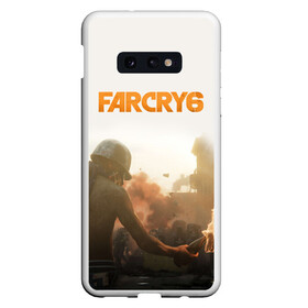 Чехол для Samsung S10E с принтом FarCry 6 в Кировске, Силикон | Область печати: задняя сторона чехла, без боковых панелей | america | far cry | far cry 6 | farcry | montana | usa | америка | врата эдема | знак | культ | секта | сша | эдем