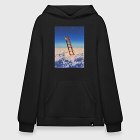 Худи SuperOversize хлопок с принтом Travis Scott в Кировске, 70% хлопок, 30% полиэстер, мягкий начес внутри | карман-кенгуру, эластичная резинка на манжетах и по нижней кромке, двухслойный капюшон
 | cactus jack | highest in the room | la flame | rap. | travis scott