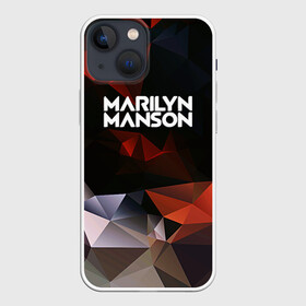 Чехол для iPhone 13 mini с принтом MARILYN MANSON в Кировске,  |  | geometry | him | korn | nightwish | rock | zombie | великий | геометрические | гитара | готика | готические | логотипы рок групп | металл | металлика | металлист | музыка | музыкальные | мэрилин мэнсон | рок группа