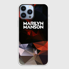 Чехол для iPhone 13 Pro Max с принтом MARILYN MANSON в Кировске,  |  | Тематика изображения на принте: geometry | him | korn | nightwish | rock | zombie | великий | геометрические | гитара | готика | готические | логотипы рок групп | металл | металлика | металлист | музыка | музыкальные | мэрилин мэнсон | рок группа