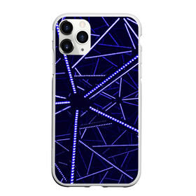 Чехол для iPhone 11 Pro Max матовый с принтом BlueGANG в Кировске, Силикон |  | abstraction | blue | forms | glow | led | neon | абстракция | неон | светодиод | свечение | синий | формы