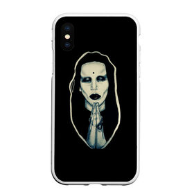 Чехол для iPhone XS Max матовый с принтом Marilyn Manson в Кировске, Силикон | Область печати: задняя сторона чехла, без боковых панелей | manson | marilyn | marilyn manson | мэнсон | мэрилин | мэрилин мэнсон