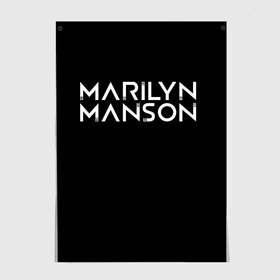 Постер с принтом Marilyn Manson в Кировске, 100% бумага
 | бумага, плотность 150 мг. Матовая, но за счет высокого коэффициента гладкости имеет небольшой блеск и дает на свету блики, но в отличии от глянцевой бумаги не покрыта лаком | goth | gothic | manson | marilyn | metal | mm | music | rock | гот | готы | метал | мэнсон | мэрилин | рок