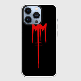 Чехол для iPhone 13 Pro с принтом Marilyn Manson в Кировске,  |  | goth | gothic | manson | marilyn | metal | mm | music | rock | гот | готы | метал | мэнсон | мэрилин | рок