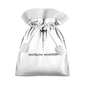 Подарочный 3D мешок с принтом Marilyn Manson в Кировске, 100% полиэстер | Размер: 29*39 см | manson | marilyn | marilyn manson | мэнсон | мэрилин | мэрилин мэнсон