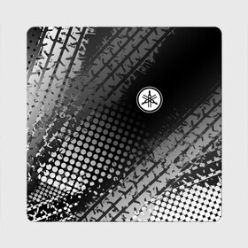 Магнит виниловый Квадрат с принтом Yamaha в Кировске, полимерный материал с магнитным слоем | размер 9*9 см, закругленные углы | logo | logo yamaha | yamaha | yamaha corporation | yamaha sport | лого yamaha | лого ямаха | логотип yamaha | логотип ямаха | мото | мотоцикл | мотоцикл yamaha | эмблема | эмблема yamaha | эмблема ямаха | ямаха | ямаха спорт