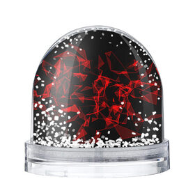 Снежный шар с принтом осколки в Кировске, Пластик | Изображение внутри шара печатается на глянцевой фотобумаге с двух сторон | 