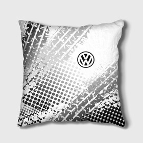 Подушка 3D с принтом Volkswagen в Кировске, наволочка – 100% полиэстер, наполнитель – холлофайбер (легкий наполнитель, не вызывает аллергию). | состоит из подушки и наволочки. Наволочка на молнии, легко снимается для стирки | volkswagen | vw | vw значок | vw лого | vw марка | vw эмблема | wv | значок vw | значок фольксваген | лого автомобиля | лого вольцваген | логотип vw | фольксваген | фольцваген