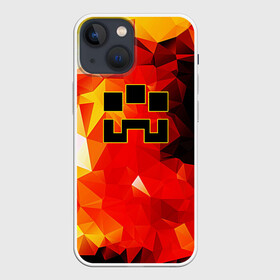 Чехол для iPhone 13 mini с принтом Minecraft Dungeons в Кировске,  |  | blox | creeper | dungeons | geometry | logo games | orange | pixel | red | steve | алекс | геометрия | детям | крипер | куб | логотипы игр | майнкрафт | мальчикам | мобы | огненный | огонь | пигги | пиксель | пиксельный | подземелья