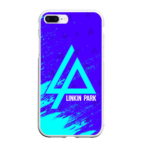 Чехол для iPhone 7Plus/8 Plus матовый с принтом LINKIN PARK ЛИНКИН ПАРК в Кировске, Силикон | Область печати: задняя сторона чехла, без боковых панелей | linkin | linkinpark | logo | lp | music | park | rock | линкин | линкинпарк | лого | логотип | логотипы | лп | музыка | парк | рок | символ