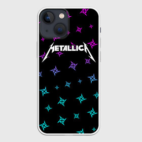 Чехол для iPhone 13 mini с принтом METALLICA   МЕТАЛЛИКА в Кировске,  |  | hetfield | james | logo | metal | metalica | metallica | music | rock | star | джеймс | звезда | знак | ларс | лого | логотип | логотипы | метал | металика | металлика | музыка | рок | символ | символы | ульрих | хэтфилд