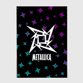 Постер с принтом METALLICA / МЕТАЛЛИКА в Кировске, 100% бумага
 | бумага, плотность 150 мг. Матовая, но за счет высокого коэффициента гладкости имеет небольшой блеск и дает на свету блики, но в отличии от глянцевой бумаги не покрыта лаком | hetfield | james | logo | metal | metalica | metallica | music | rock | star | джеймс | звезда | знак | ларс | лого | логотип | логотипы | метал | металика | металлика | музыка | рок | символ | символы | ульрих | хэтфилд