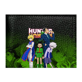 Обложка для студенческого билета с принтом Hunter x Hunter в Кировске, натуральная кожа | Размер: 11*8 см; Печать на всей внешней стороне | anime | hunter x hunter | аниме | гон фрикс | манга | охотник х охотник | хантер хантер | хантеры