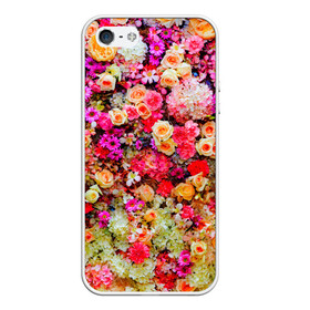 Чехол для iPhone 5/5S матовый с принтом Цветы в Кировске, Силикон | Область печати: задняя сторона чехла, без боковых панелей | весна | красивые цветы | красота | милые цветы | орхидея | пион | роза | розы | ромашка | сад | сирень | фиалка | цветок | цветочки | цветы