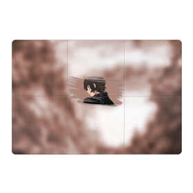 Магнитный плакат 3Х2 с принтом Дазай Осаму в Кировске, Полимерный материал с магнитным слоем | 6 деталей размером 9*9 см | Тематика изображения на принте: bungou stray dogs | dazai | osamu | бродячие псы | великий | дазай | осаму