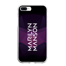 Чехол для iPhone 7Plus/8 Plus матовый с принтом TRDMrnMsn Marilyn Manson в Кировске, Силикон | Область печати: задняя сторона чехла, без боковых панелей | art | logo | manson | marilyn | rock | usa | великий | лого | логотип | мэнсон | мэрилин | рок | ужасный