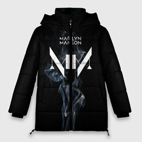Женская зимняя куртка 3D с принтом TRDMrnMsn Marilyn Manson в Кировске, верх — 100% полиэстер; подкладка — 100% полиэстер; утеплитель — 100% полиэстер | длина ниже бедра, силуэт Оверсайз. Есть воротник-стойка, отстегивающийся капюшон и ветрозащитная планка. 

Боковые карманы с листочкой на кнопках и внутренний карман на молнии | art | logo | manson | marilyn | rock | usa | великий | лого | логотип | мэнсон | мэрилин | рок | ужасный