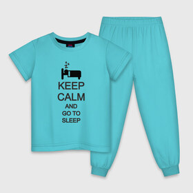 Детская пижама хлопок с принтом KEEP CALM AND GO TO SLEEP в Кировске, 100% хлопок |  брюки и футболка прямого кроя, без карманов, на брюках мягкая резинка на поясе и по низу штанин
 | go to sleep | keep | keep calm | keep calm and | keep calm and go | keep calm and go to | keep calm and go to sleep | иди спать | сохраняй спокойствие | сохраняй спокойствие и иди спать