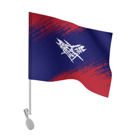 Флаг для автомобиля с принтом VELIAL SQUAD. в Кировске, 100% полиэстер | Размер: 30*21 см | velial squad | велиал сквад