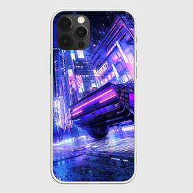 Чехол для iPhone 12 Pro Max с принтом Cyberpunk city в Кировске, Силикон |  | art | city | cyber | cyberpunk | japan | lights | lines | neon | punk | арт | город | кибер | киберпанк | япония