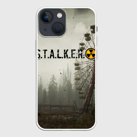 Чехол для iPhone 13 mini с принтом STALKER 2 в Кировске,  |  | gsc game world | s.t.a.l.k.e.r. | stalker | stalker 2 | постапокалиптический шутер | сталкер | сталкер 2 | шутер