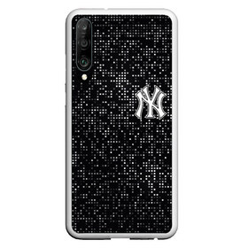 Чехол для Honor P30 с принтом New York Yankees в Кировске, Силикон | Область печати: задняя сторона чехла, без боковых панелей | baseball | fashion | game | glitch | new york | sport | бейсбол | игра | мода | нью йорк | спорт