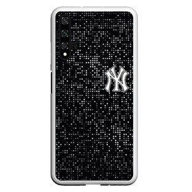 Чехол для Honor 20 с принтом New York Yankees в Кировске, Силикон | Область печати: задняя сторона чехла, без боковых панелей | baseball | fashion | game | glitch | new york | sport | бейсбол | игра | мода | нью йорк | спорт