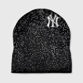 Шапка 3D с принтом New York Yankees в Кировске, 100% полиэстер | универсальный размер, печать по всей поверхности изделия | baseball | fashion | game | glitch | new york | sport | бейсбол | игра | мода | нью йорк | спорт
