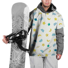 Накидка на куртку 3D с принтом Спокойной ночи в Кировске, 100% полиэстер |  | Тематика изображения на принте: арт | белый | звезда | звёздочка | луна | ночь | облачко | рисунок | сатурн | сон | спокойной ночи | туча | тучка