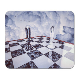 Коврик для мышки прямоугольный с принтом Шахматы в Кировске, натуральный каучук | размер 230 х 185 мм; запечатка лицевой стороны | доска | игра | игровая | игры | короли | король | настольная | настольные | небеса | небо | облака | облако | спорт | туча | тучи | шахматный | шахматы
