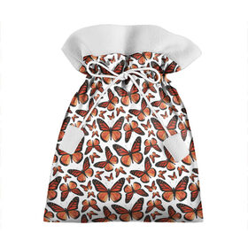 Подарочный 3D мешок с принтом Монарх в Кировске, 100% полиэстер | Размер: 29*39 см | butterflies | butterfly | pattern | бабочка | монарх | насекомые | оранжевый | паттерн | узор