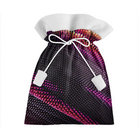 Подарочный 3D мешок с принтом Aralf в Кировске, 100% полиэстер | Размер: 29*39 см | abstraction | convex | lines | pink | points | shapes | wavy | абстракция | волнистый | выпуклый | линии | розовый | точки | формы
