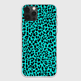Чехол для iPhone 12 Pro Max с принтом ЛАЗУРНЫЙ ЛЕОПАРД в Кировске, Силикон |  | гепард | гламур | животные | камуфляж | лазурь | леопард | морской | паттерн | пятна | синий