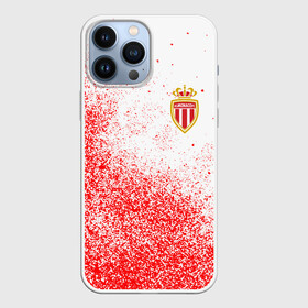 Чехол для iPhone 13 Pro Max с принтом MONACO. в Кировске,  |  | Тематика изображения на принте: fc | football | football club | france | monaco | sport | нико ковач | спорт | уефа | униформа | фк | фк монако | франция | французская лига 1 | французский футбольный клуб | футбол | фут